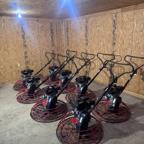 3 foot walk behind concrete power trowel